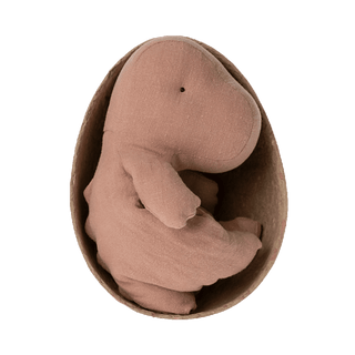 Maileg Gantosaurus in egg, Small - Old rose