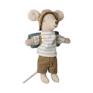Maileg Hiker mouse, Big brother - Stripes