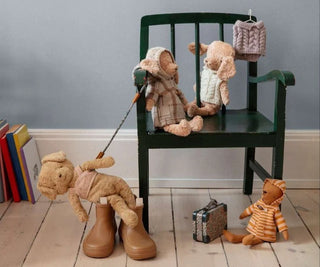 Maileg Куче, Vintage plush - Soft sand