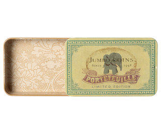 Maileg Metal box with sliding lid, Jumbo coins