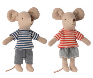 Maileg Мишки LouiMax and Stell, Little sister and brother