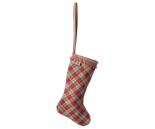 Maileg Орнамент чорап, Checker - Red