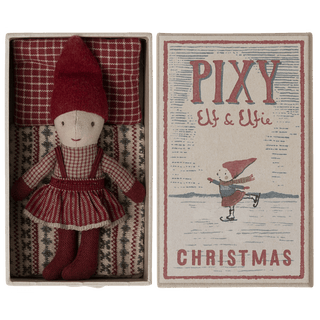 Maileg Pixy Elfie in matchbox