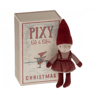 Maileg Pixy Elfie in matchbox