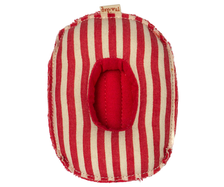 Maileg, Rubber boat, Small mouse - Red stripe