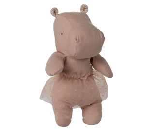 Maileg Safari friends, Хипопотам с пола, Small - Soft rose