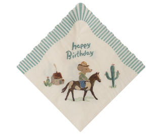 Maileg Салфетки Happy birthday - Cowboy