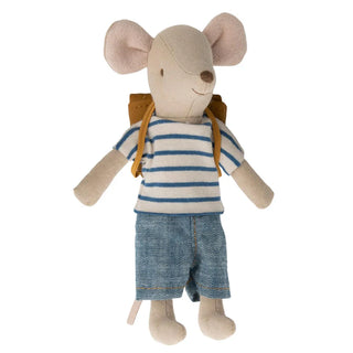 Maileg Tricycle mouse, Big brother with bag