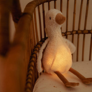 Мек Гъсок с Нощна Лампа и Успокояващи Звуци - Little Goose