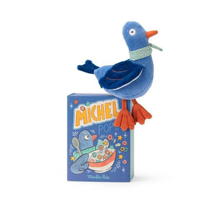 Мека дрънкалка Гълъбът Michel, Puce & Pilou