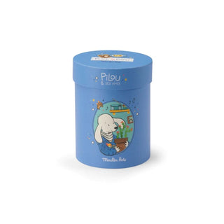 Мека Играчка кучето Pilou в кутия, Puce & Pilou