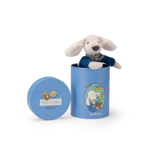 Мека Играчка кучето Pilou в кутия, Puce & Pilou