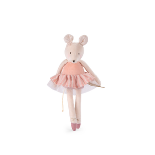 Мека играчка Little pink mouse, The Little Dance School