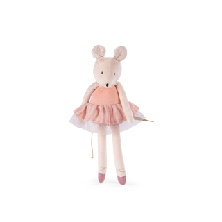 Мека играчка Little pink mouse, The Little Dance School