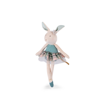 Мека играчка Small blue rabbit, The Little Dance School
