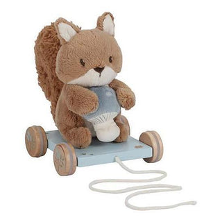 Мека Играчка за Дърпане Катеричка Forest Friends