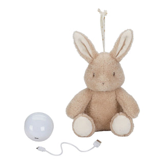 Меко Зайче с Нощна Лампа и Успокояващи Звуци - Baby Bunny