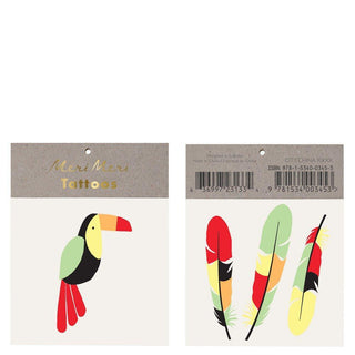 Meri Meri Малка Татуировка Toucan