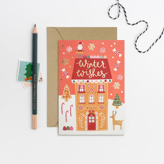 Mifkins Коледна картичка Gingerbread House