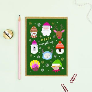 Mifkins Коледна картичка Merry Everything