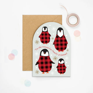 Mifkins Коледна картичка Penguin Pyjamas