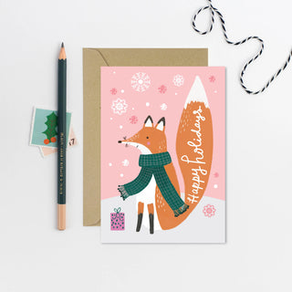 Mifkins Коледна картичка Fox
