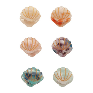 Мини щипки за коса Shell
