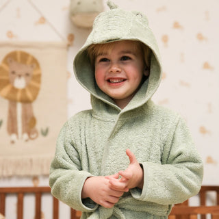Бебешки Хавлиен Халат за Баня Safari Crocodile Green