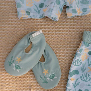 Обувки за Плаж Seashells and Stripes Green