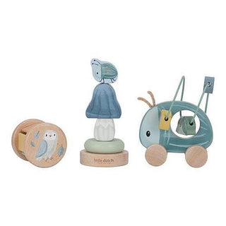 Подаръчна Кутия с Дървени Играчки за Бебе Forest Friends
