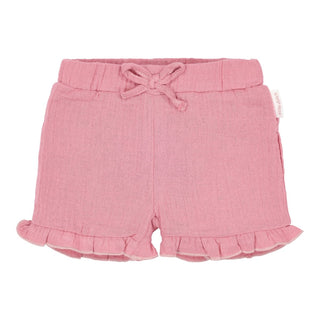 Бебешки Къс Панталон с Къдрички Pink Blush