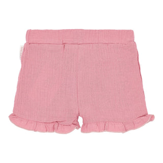 Бебешки Къс Панталон с Къдрички Pink Blush