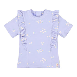 Детски Бански, Тениска с Къс Ръкав и Долнище Dreamy Lavender