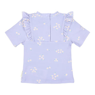 Детски Бански, Тениска с Къс Ръкав и Долнище Dreamy Lavender