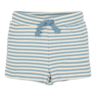Бебешки Къс Панталон Stone Blue Stripe