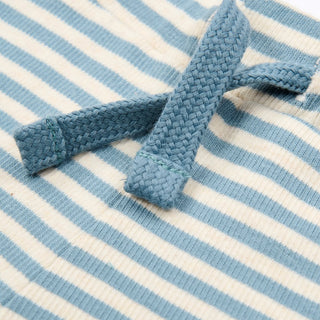 Бебешки Къс Панталон Stone Blue Stripe