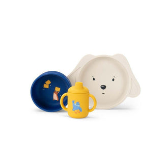 Силиконов Комплект за Хранене, Puce & Pilou