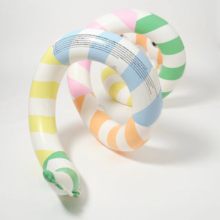 SUNNYLiFE Гигантска Надуваема Змия Sorbet Stripe