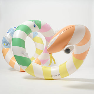 SUNNYLiFE Гигантска Надуваема Змия Sorbet Stripe