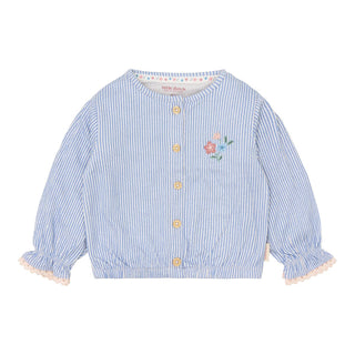 Детска Блуза с Дълъг Ръкав Denim Blue Stripe