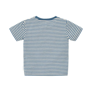 Детска Тениска с Къс Ръкав и Джобче Indigo Sand Stripe