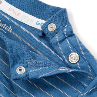 Детска Тениска с Къс Ръкав Indigo Stripe