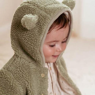 Бебешко Яке Teddy Soft Green