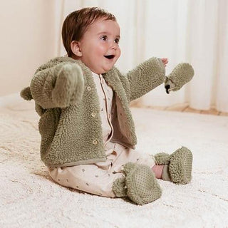 Бебешко Яке Teddy Soft Green