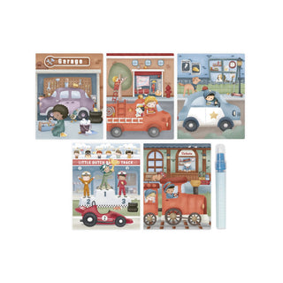 Книжка за Оцветяване с Вода Jim Vehicles