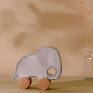 Little Dutch Подаръчна кутия с дървени играчки за бебе, Safari Friends