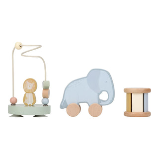 Little Dutch Подаръчна кутия с дървени играчки за бебе, Safari Friends
