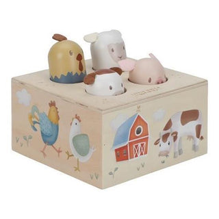 Дървена Музикална Бебешка Играчка Pop-Up Little Farm
